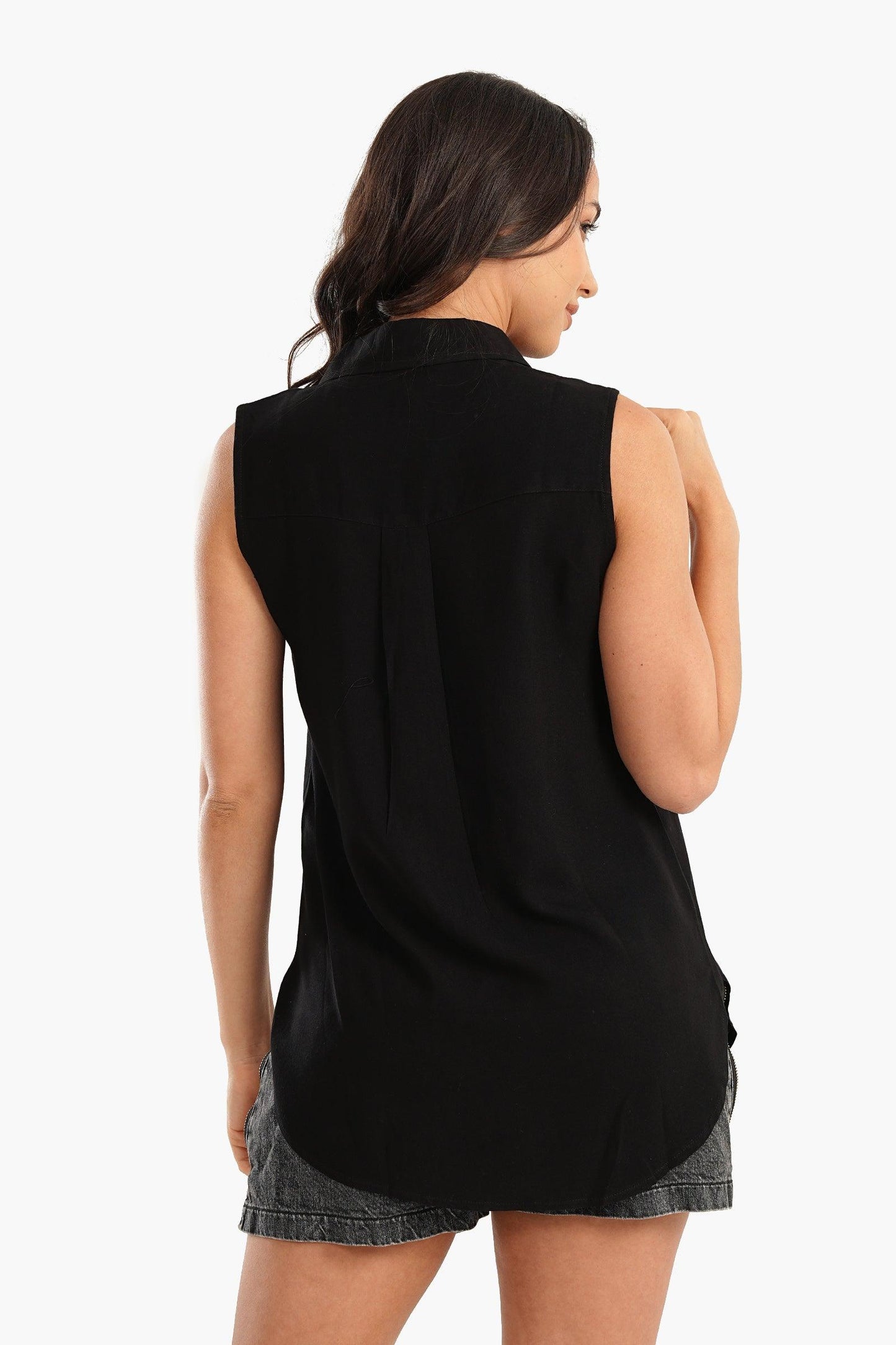 Cotton Sleeveless Shirt