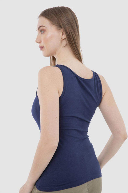 تانك توب قطني بدون أكمام