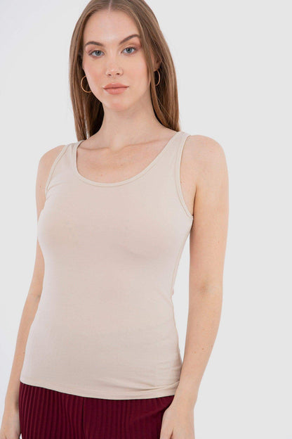 تانك توب قطني بدون أكمام