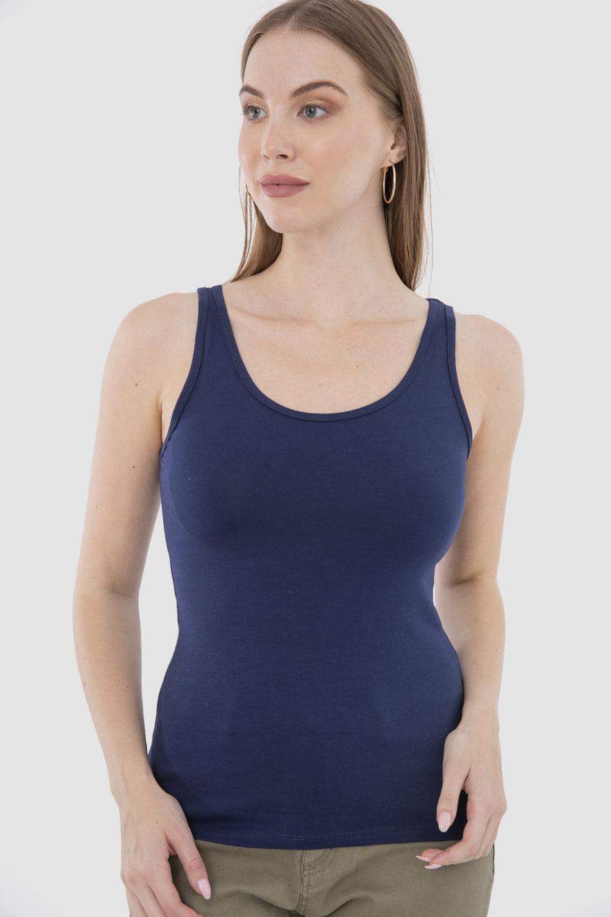 Carina Cotton Sleeveless Tank Top