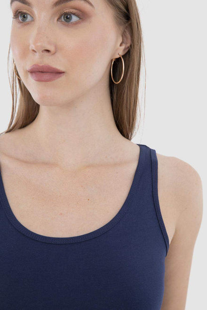 تانك توب قطني بدون أكمام