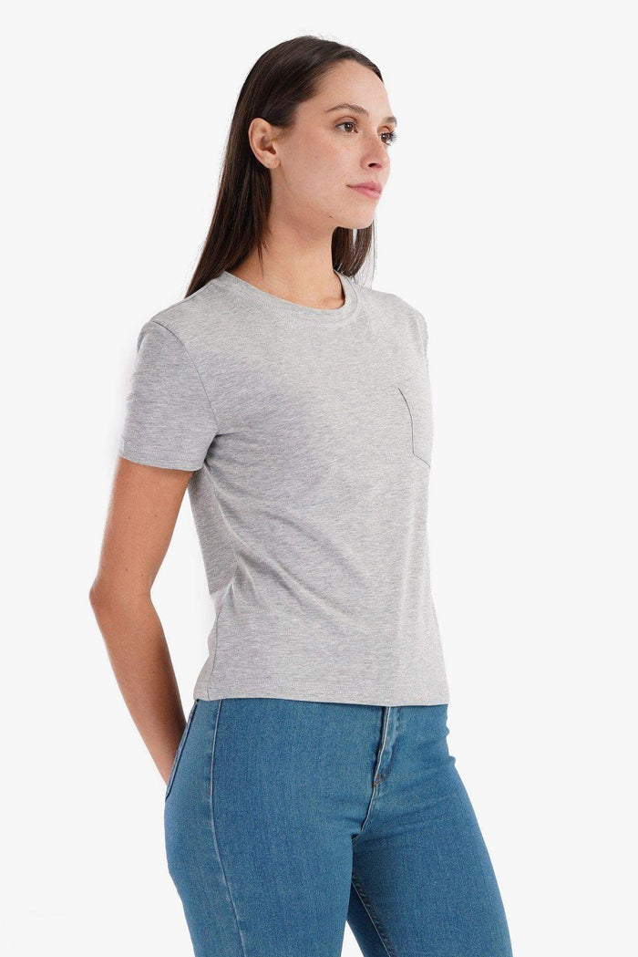 Cotton T-Shirt with Chest Pocket