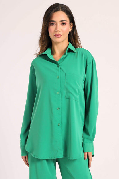 Crepe Shirt with Chest Pocket - Carina - ??√É¬¢√¢‚Äö¬¨√¢‚Äû¬¢????????√É∆í√Ç¬±??√É¬Ø√Ç¬ø√Ç¬Ω√É∆í√Ç¬ø??√É‚Ä†√¢‚Ç¨‚Ñ¢?√É∆í√Ç¬ø????