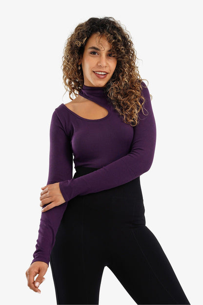 Cut-Out High Neck Top - Carina - ??Ã¢â‚¬â„¢????????ÃƒÂ±??Ã¯Â¿Â½ÃƒÂ¿??Ã†â€™?ÃƒÂ¿????