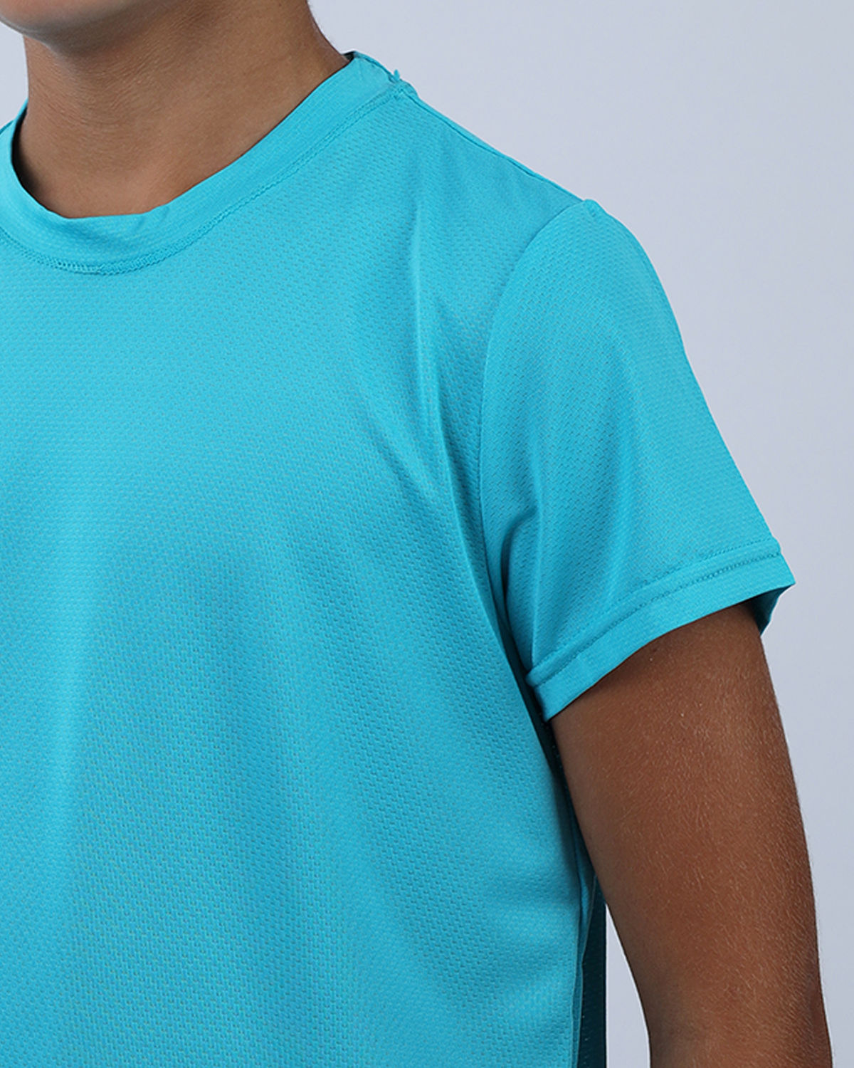 Turquoise Speed Training Sports T-Shirt for Teen Boys