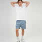 ATUM| Men's Printed Training Short - Navy