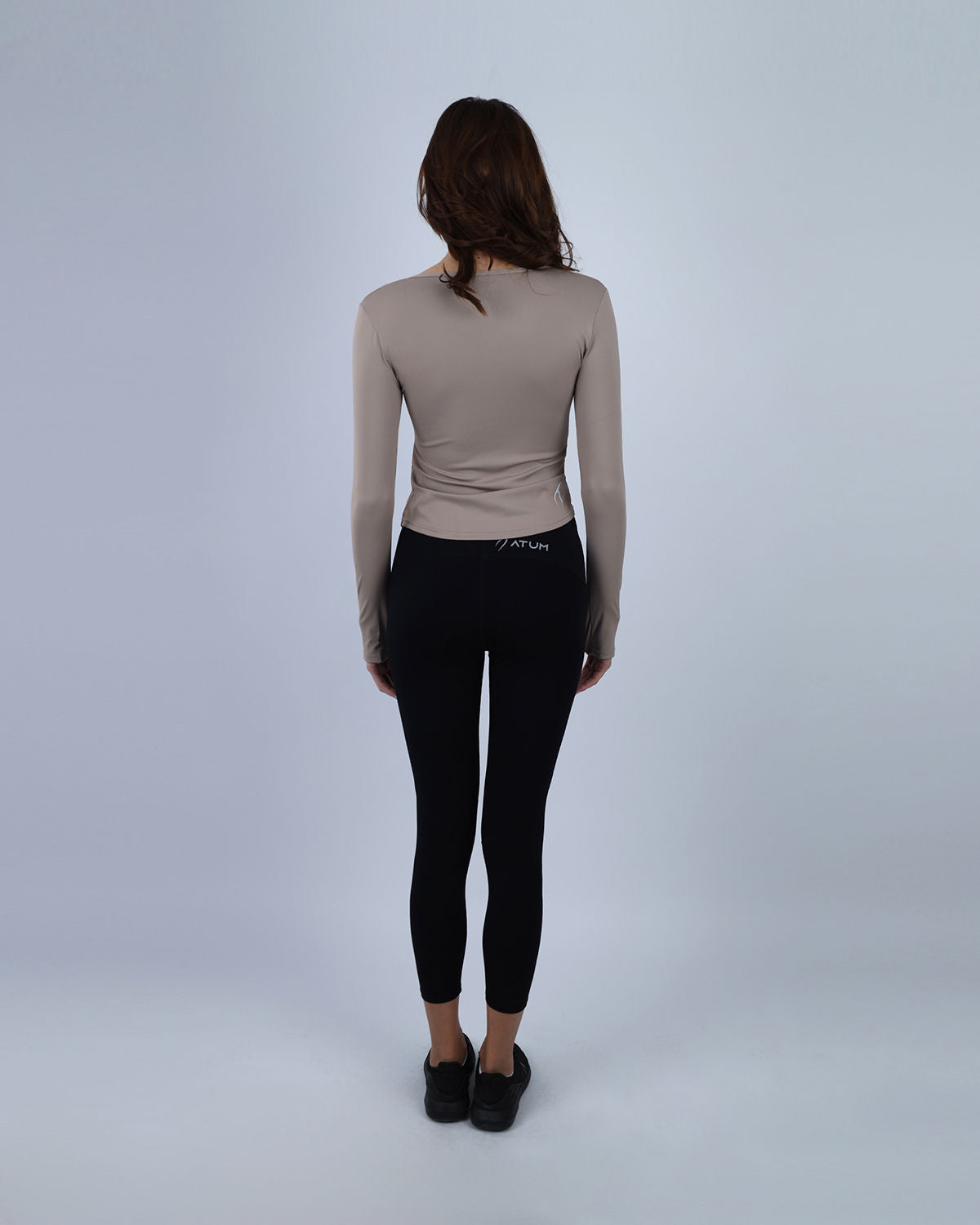 CafÃ© Blush Elegance Long-Sleeve Active Top