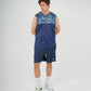 ATUM| Hi-Dri Cut-Off Men's Tank - Navy