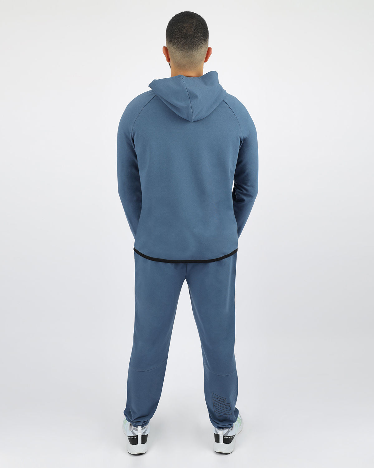 Steel Blue Full Zip Hoodie