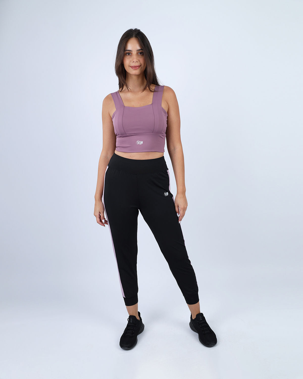 Active Leggings with Side Line