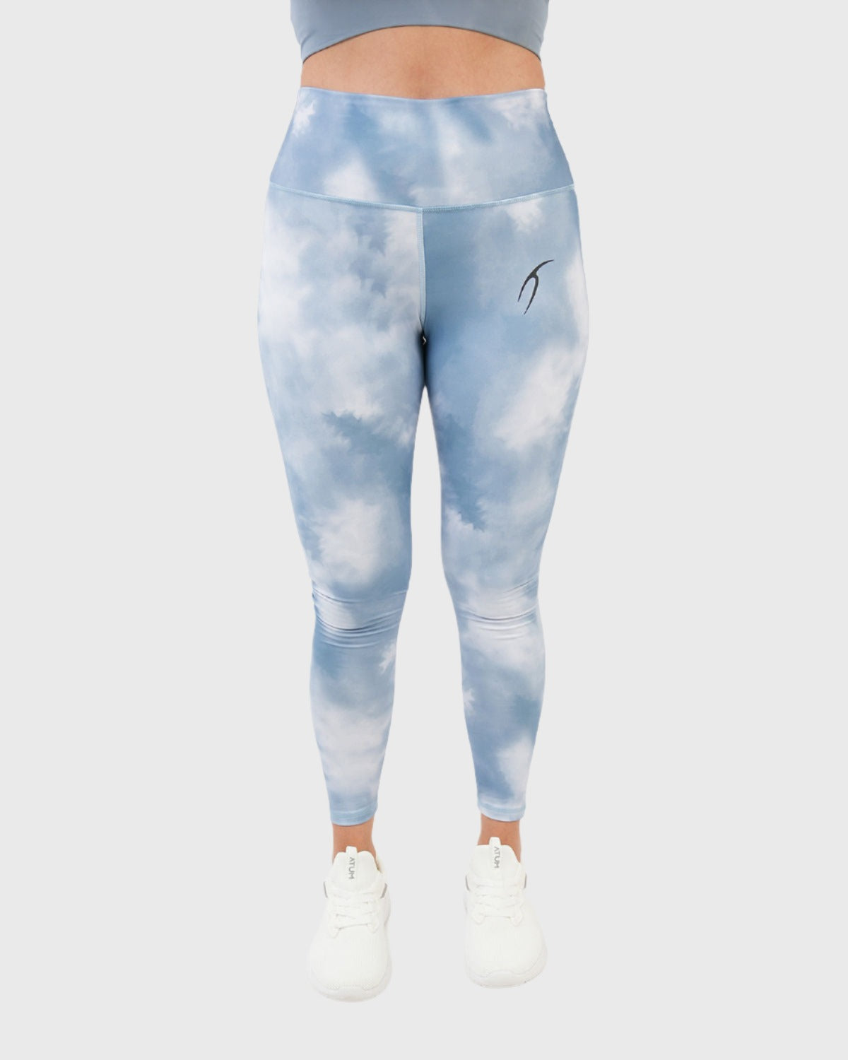 ATUM| Yoga Printed Women's Leggings - Blue