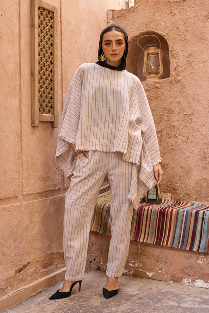 Linen Striped Pants
