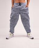 ATUM| Printed Cinchable Hems Men's Pants - Navy