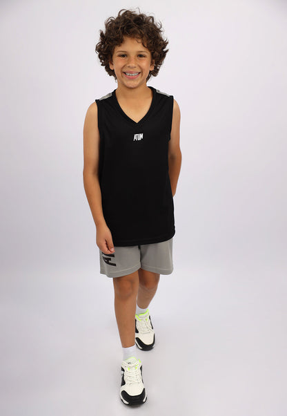 Active Basic V-Neck Tank Top for Boys