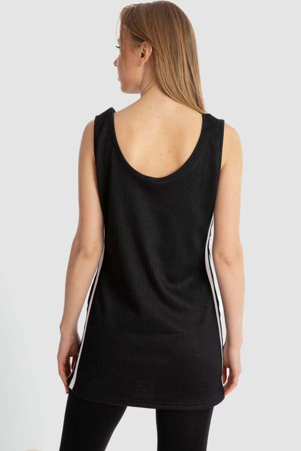 Scoop-Neck Sleeveless Top