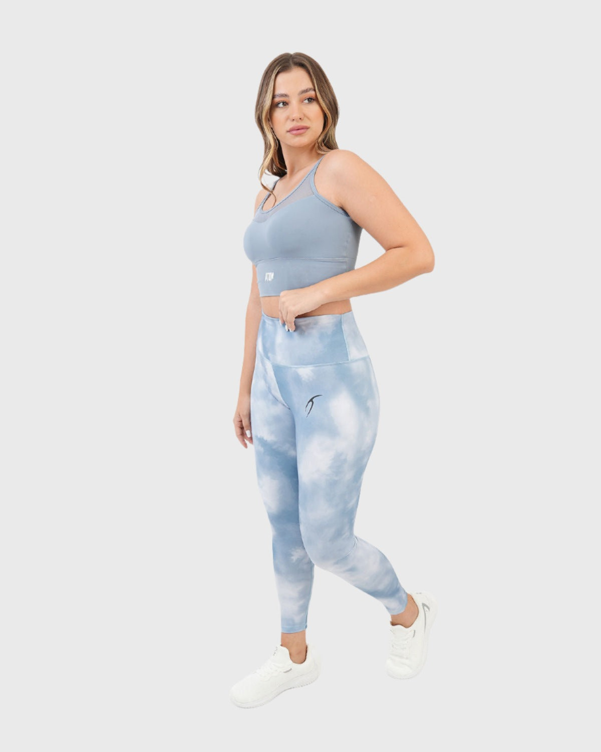 ATUM| Yoga Printed Women's Leggings - Blue