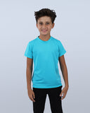 Turquoise Speed Training Sports T-Shirt for Teen Boys