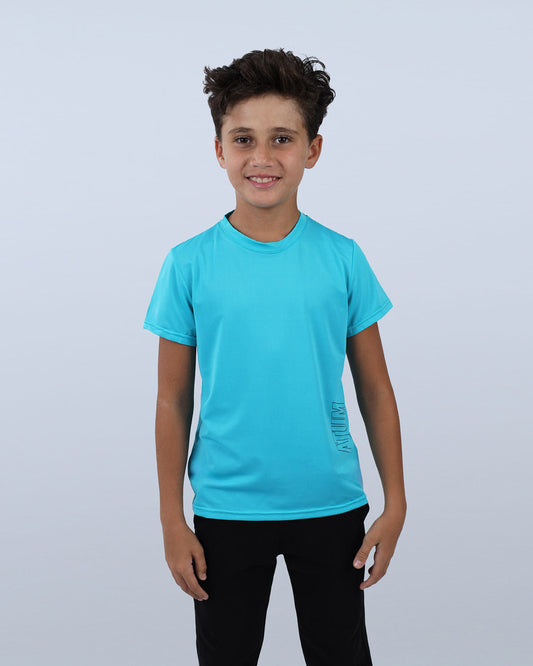 Turquoise Speed Training Sports T-Shirt for Boys