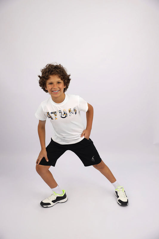 Atum Boy'S Short Sleeved Basic T-Shirt