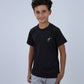 Black Power-On Sports T-Shirt for Teen Boys