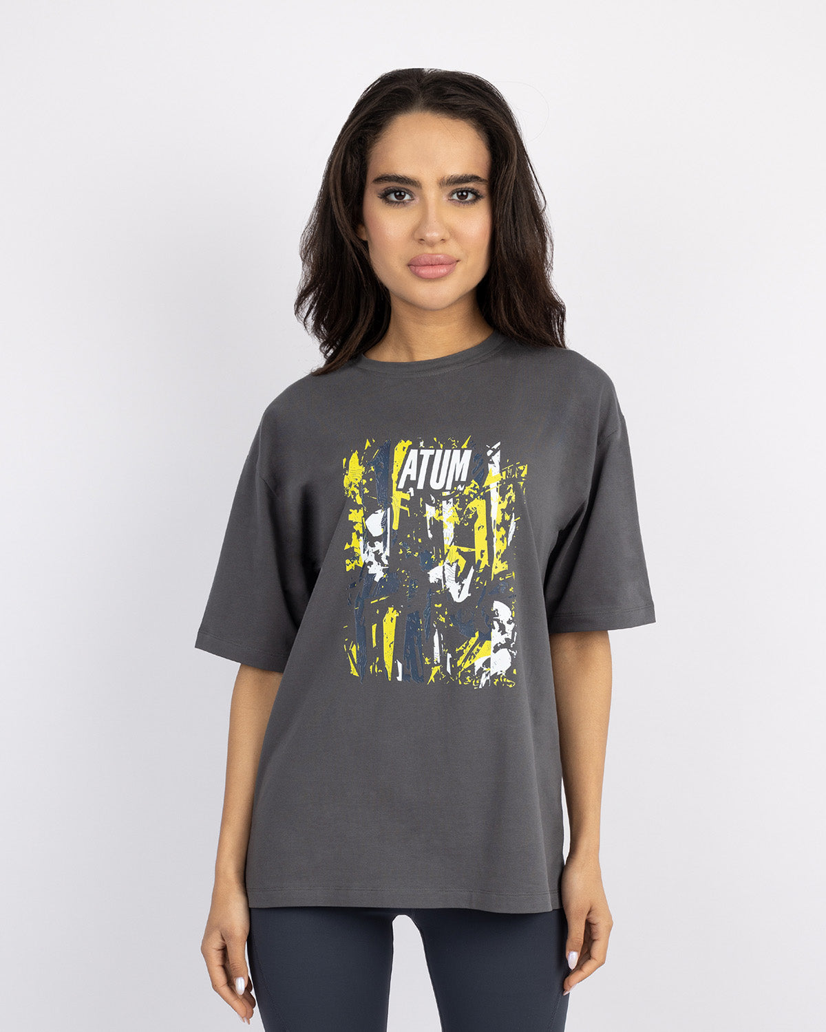 Atum Oversize Printed Short Sleeve Wo T-Shirt