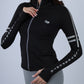 Black Athleisure Inspire Zip Jacket