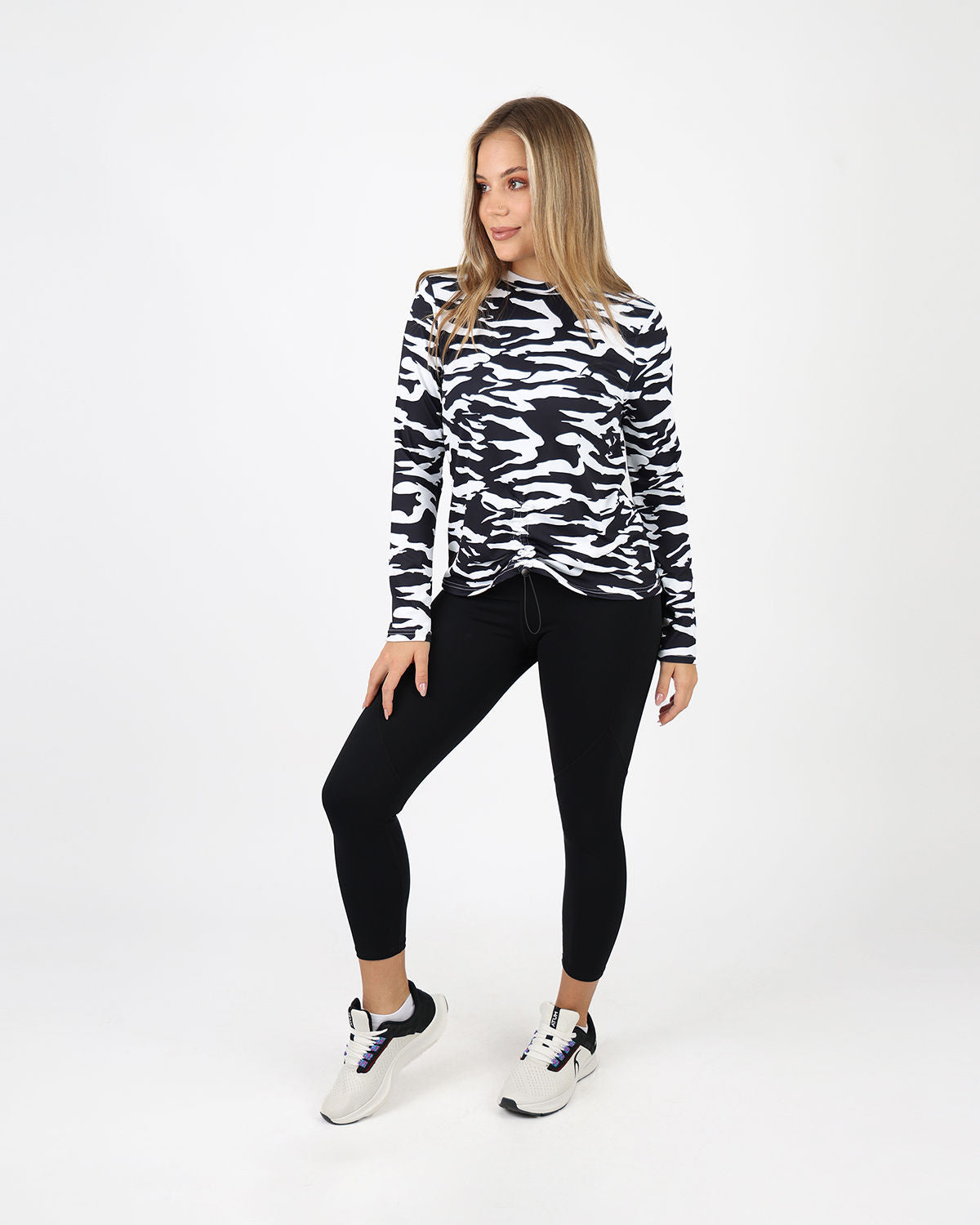 Cinchable Long-Sleeve T-Shirt