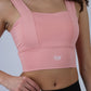 Pink Life Yoga Fitness Sports Bra