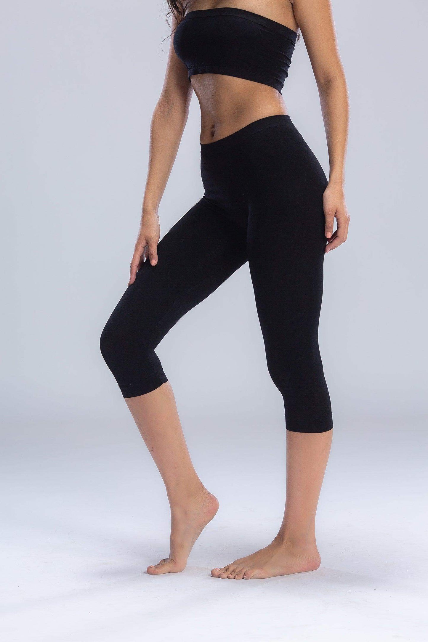 Elastic Waist Pantacourt Legging - Carina - ??Ã¢â‚¬â„¢????????ÃƒÂ±??Ã¯Â¿Â½ÃƒÂ¿??Ã†â€™?ÃƒÂ¿????