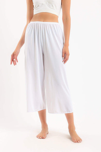 Elasticated Basic Pants Slip