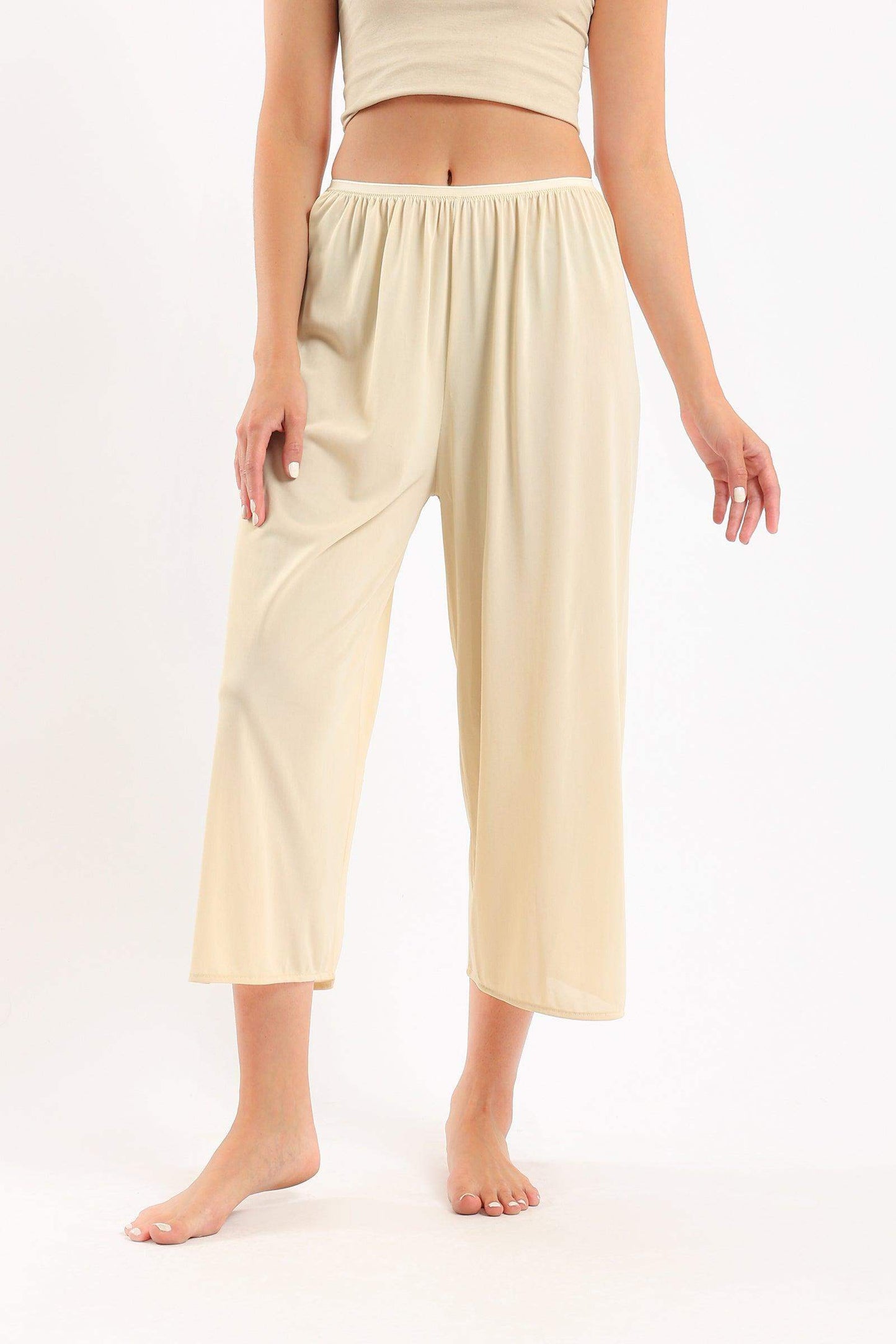 Carina Elasticated Basic Pants Slip