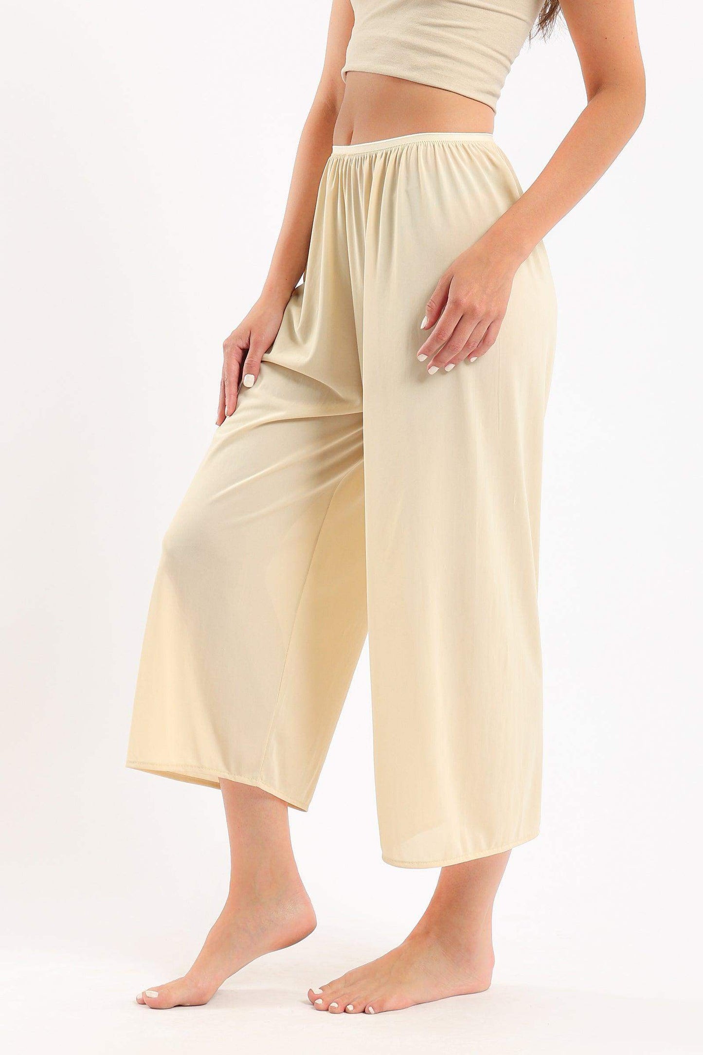 Carina Elasticated Basic Pants Slip