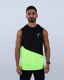 Green Sleeveless Breathable Hoodie