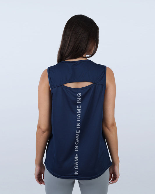 Blue Modal Yoga Tank Top