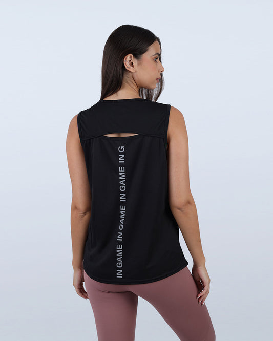 Black Modal Yoga Tank Top