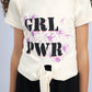 Atum Girl'S Power Tie T-Shirt