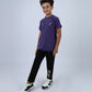 Purple Power-On Sports T-Shirt for Teen Boys