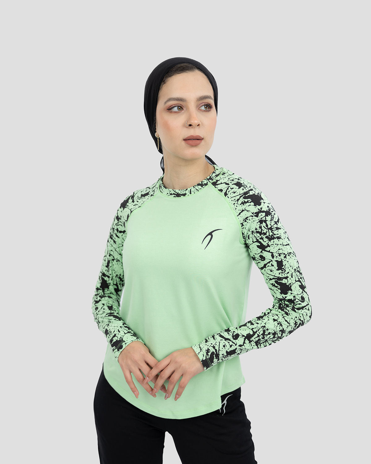 Flowery women L/S t-shirt - Atum Egypt