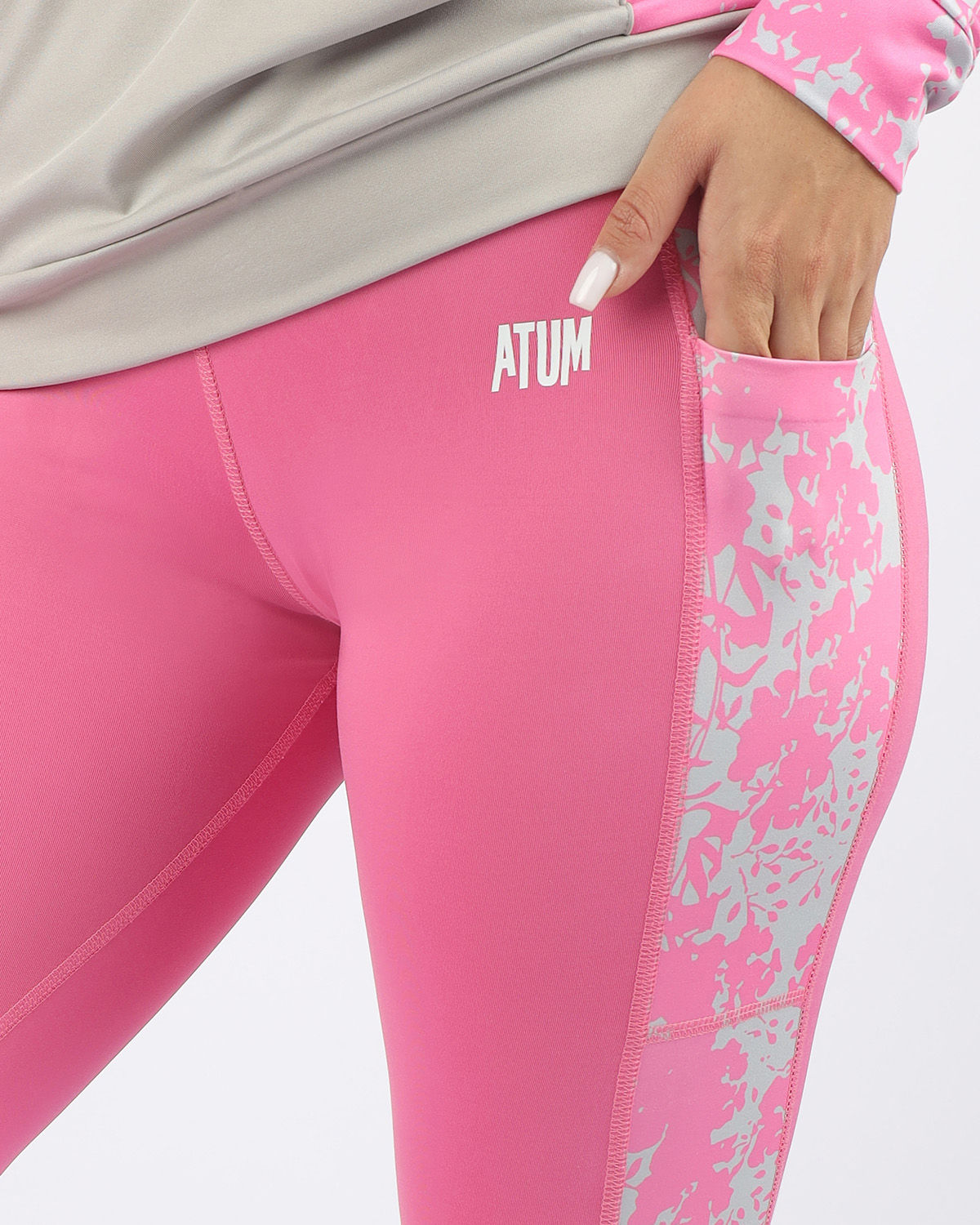 Atum Women's Printed Panel Leggings - Atum Egypt #