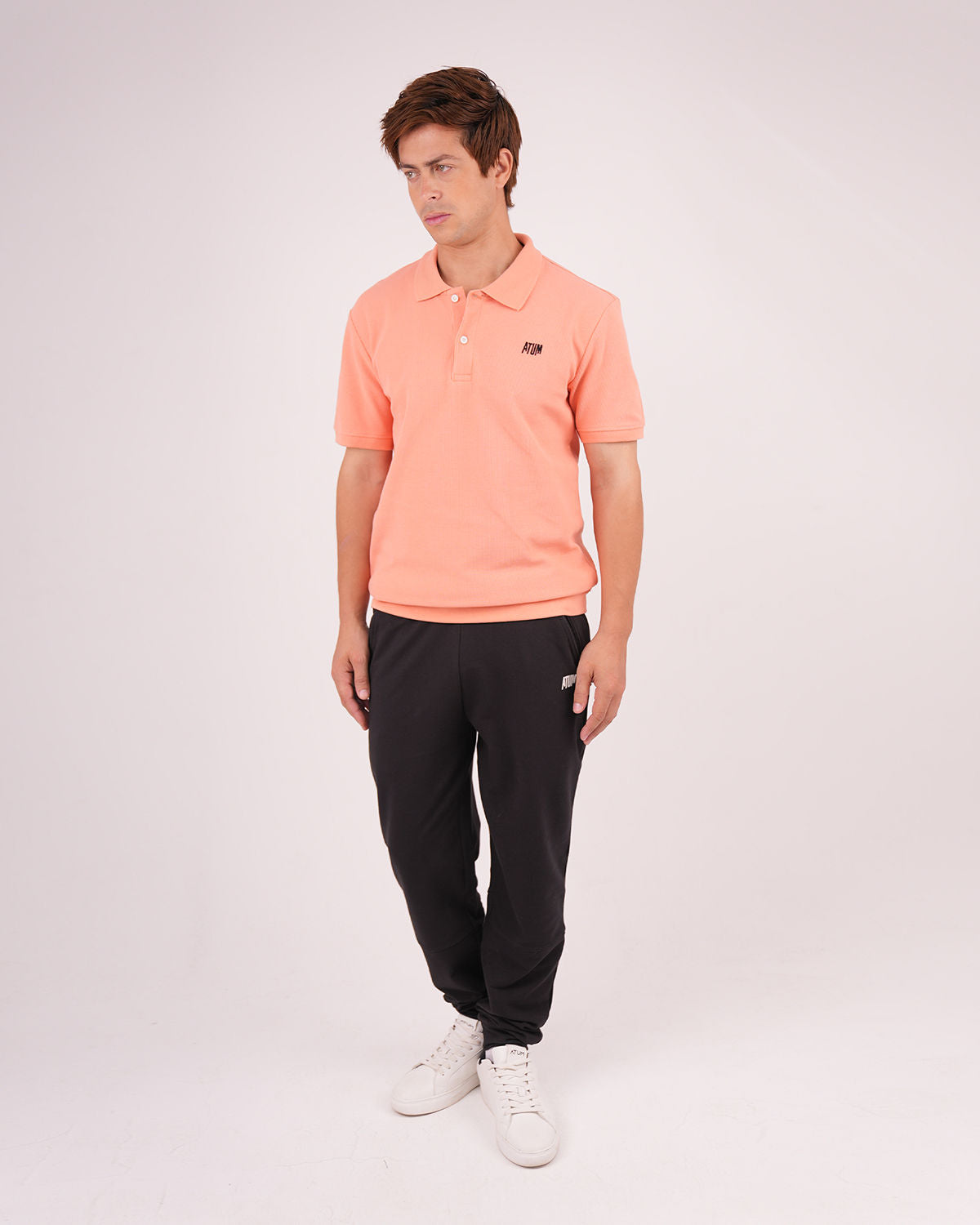 ATUM| Regular Fit Men's Polo T-Shirt - Orange