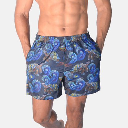 Navy Fantasy Dream Swim-Short