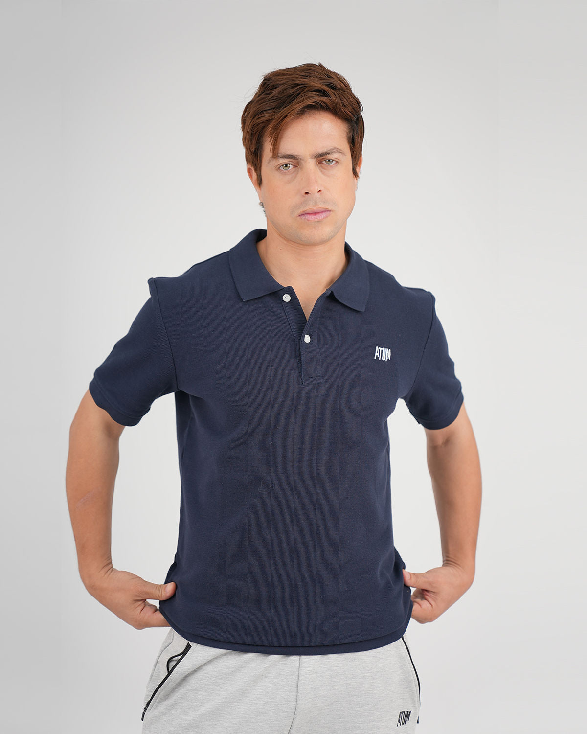 ATUM| Regular Fit Men's Polo T-Shirt - Navy