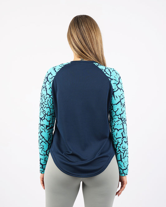 Crew Neck Long Sleeve Sports Top