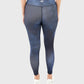 ATUM| Yoga Printed Women's Leggings - Navy