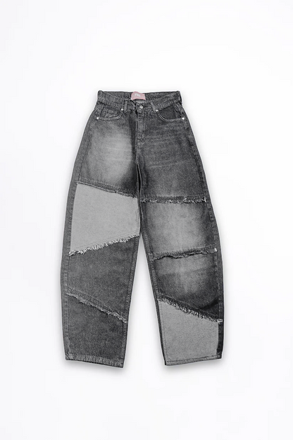Dark Gray Pixie Baggy Denim