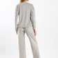 Carina Fleece Solid Pyjama Set