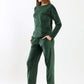 Carina Fleece Solid Pyjama Set