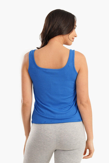 قميص بيجامة بحاشية مكشكشة