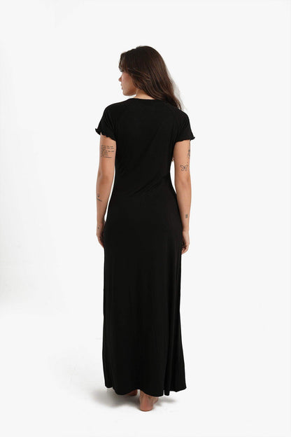 Frilled Short Sleeves Nightgown - Carina - ??√É¬¢√¢‚Äö¬¨√¢‚Äû¬¢????????√É∆í√Ç¬±??√É¬Ø√Ç¬ø√Ç¬Ω√É∆í√Ç¬ø??√É‚Ä†√¢‚Ç¨‚Ñ¢?√É∆í√Ç¬ø????