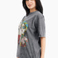 Dark Gray Front Graphic Lounge T-Shirt